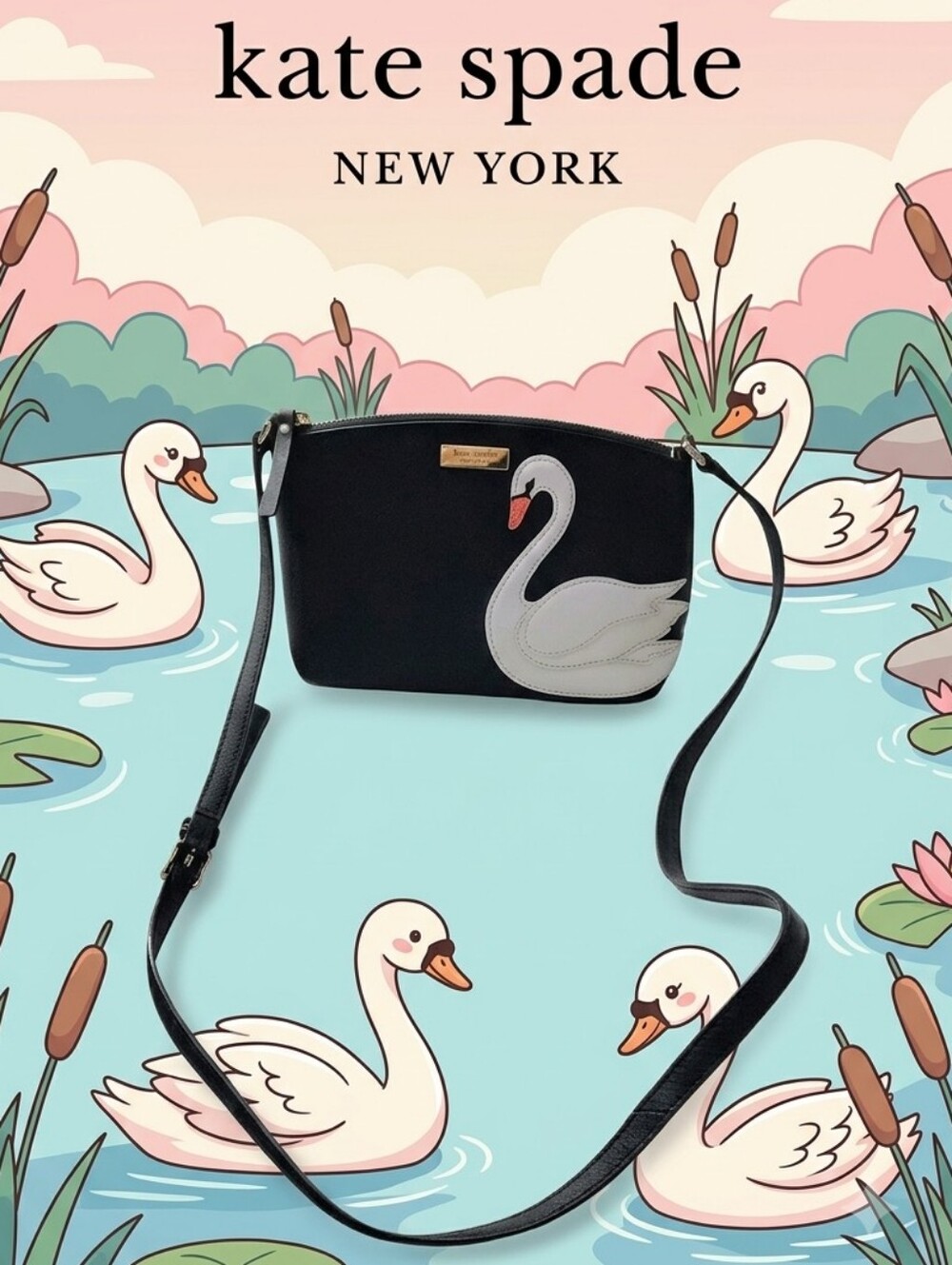 Kate Spade Swan Crossbody Bag